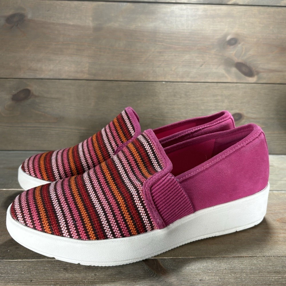 clarks layton petal womens size 9 shoes pink chunky platform comfort sneakers